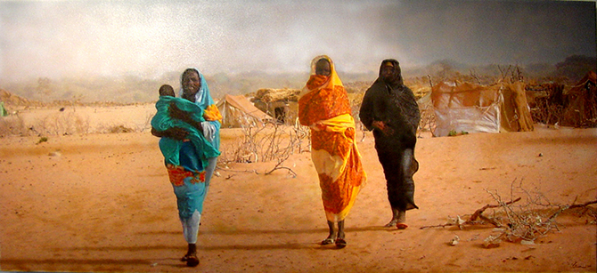 Hyperrealism painting Blood Meridian by Denis Peterson