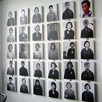 Hyperrealism museum wall installation Cactus Flowers Peterson