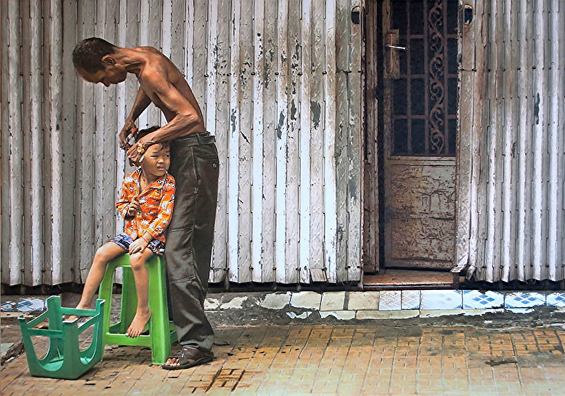 International award winner hyperrealist painting Cease to Wonder by Leah Bedrosian Peterson